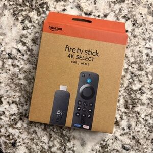 New 2025 Amazon Fire TV Stick 4K Ultra HD Select Streaming w/Remote 8GB